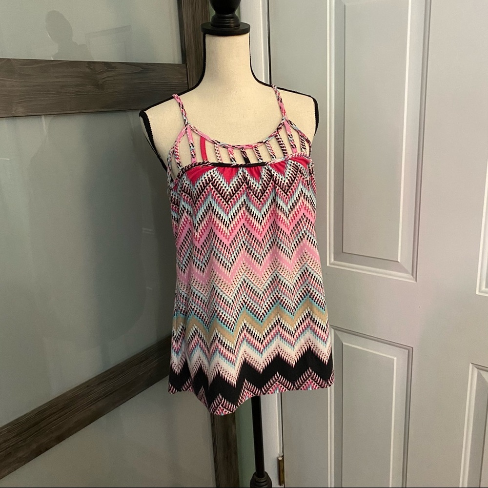 Maurices - Chevron pattern spaghetti strap top